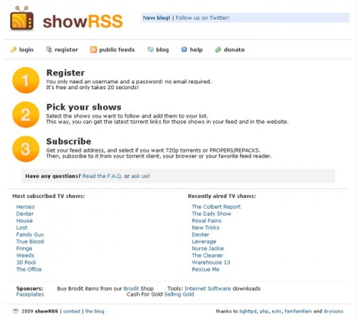 ShowRSS
