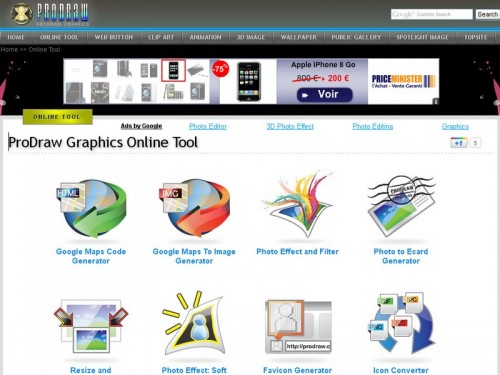 prodraw graphics online tool